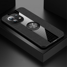 Xiaomi Mi 11 Hybrid and Jeans Texture Case with Support Ring