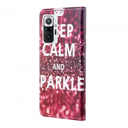 Cover Xiaomi Redmi Note 10 Pro Keep Calm and Sparkle