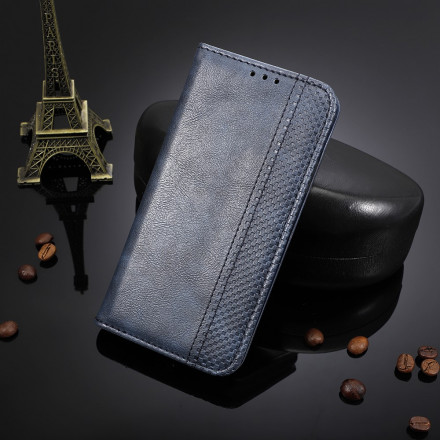 Flip Cover Samsung Galaxy A32 4G Effet Cuir Vintage Stylisé