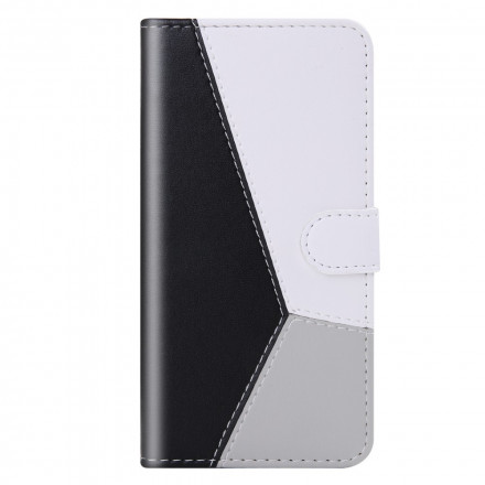 Case Samsung Galaxy A12 Leather Effect Tricolor