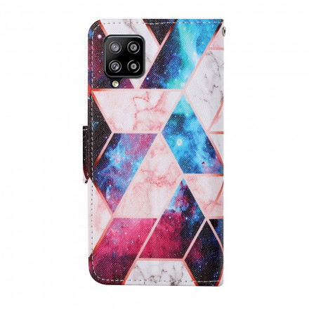 Samsung Galaxy A12 Marble Case with Strap