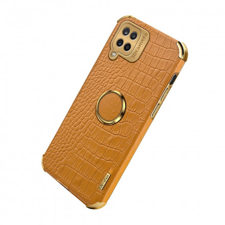 Samsung Galaxy A12 Leatherette Case with Ring Support