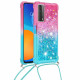 Cover Huawei P Smart 2021 Silicone Glitter and Cord