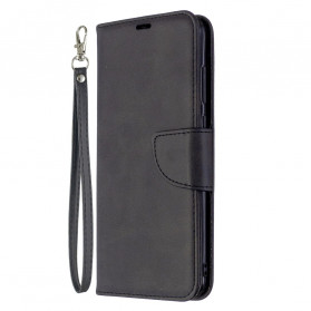 Samsung Galaxy M11 Case Smooth Oblique Flap