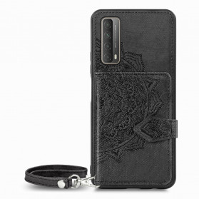 Huawei P Smart 2021 Multi-Functional Mandala Print Case