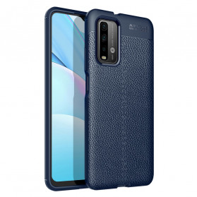 Poco M3 Leather effect Lychee Double line