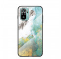 Xiaomi Redmi Note 10 / Note 10s Tempered Glass Case Marble Colors