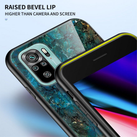 Xiaomi Redmi Note 10 / Note 10s Tempered Glass Case Marble Colors