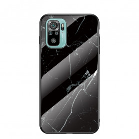 Xiaomi Redmi Note 10 / Note 10s Tempered Glass Case Marble Colors