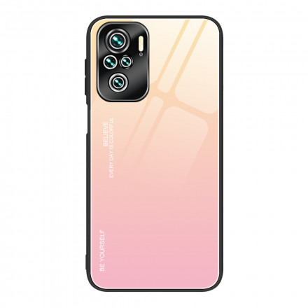 Xiaomi Redmi Note 10 / Note 10s Tempered Glass Case Be Yourself