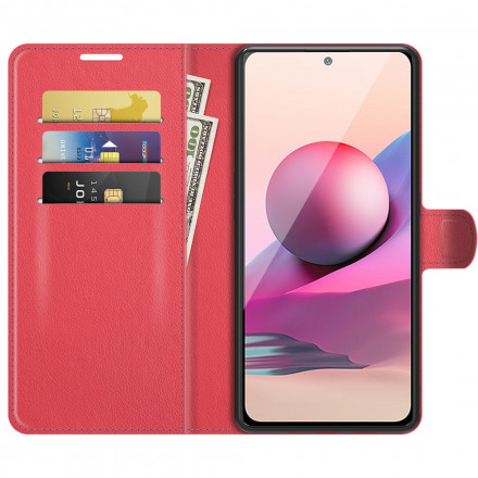 Xiaomi Redmi Note 10 / Note 10s Leather Style Case Magnetic Clasp