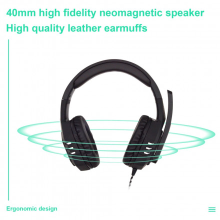 Stereo Headset with Microphone SADES