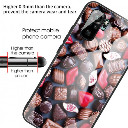 Xiaomi Redmi Note 10 / Note 10s Chocolate Tempered Glass Case