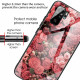 Xiaomi Redmi Note 10 / Note 10s Tempered Glass Case Pink Flowers