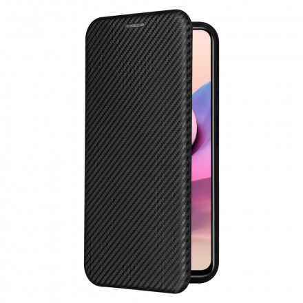 Flip Cover Xiaomi Redmi Note 10 / Note 10s Carbon Fiber with Ring Support