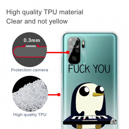 Xiaomi Redmi Note 10 / Note 10s Penguin Fuck You Case