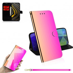 Cover Poco M3 Leatherette Mirror Cover