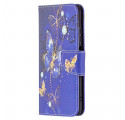 Xiaomi Redmi Note 10 / Note 10s Gold Butterfly Case