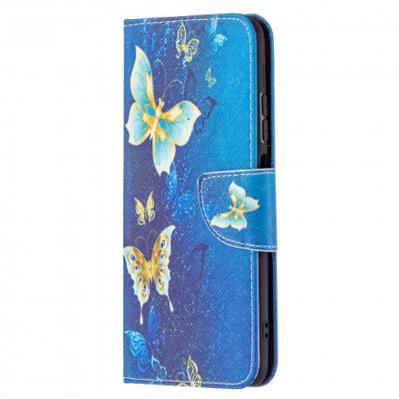 Xiaomi Redmi Note 10 / Note 10s Gold Butterfly Case