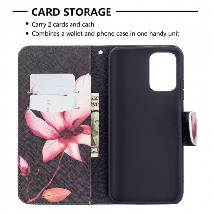 Xiaomi Redmi Note 10 / Note 10s Pink Flower Case