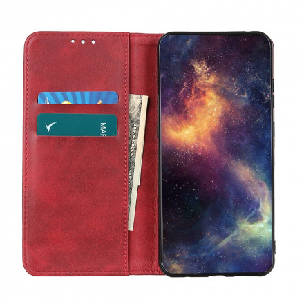 Flip Cover Xiaomi Redmi Note 10 Pro Cuir Fendu