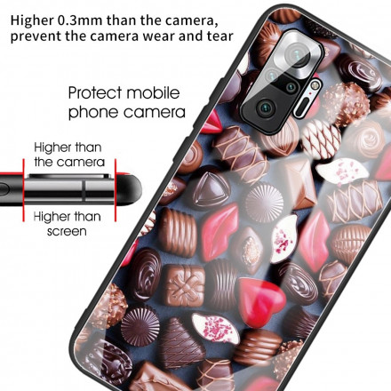 Xiaomi Redmi Note 10 Pro Chocolate Tempered Glass Case