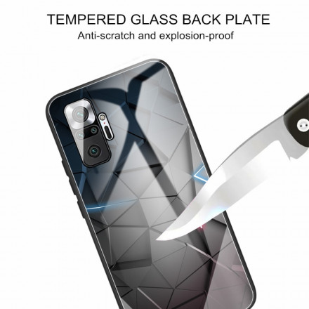 Xiaomi Redmi Note 10 Pro Geometry Tempered Glass Case