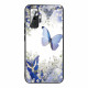 Xiaomi Redmi Note 10 Pro Case Tempered Glass Butterfly Design