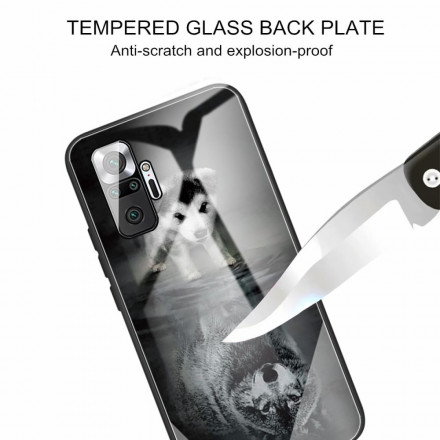 Xiaomi Redmi Note 10 Pro Case Tempered Glass Puppy Dream