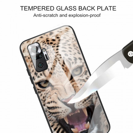 Xiaomi Redmi Note 10 Pro Leopard Tempered Glass Case