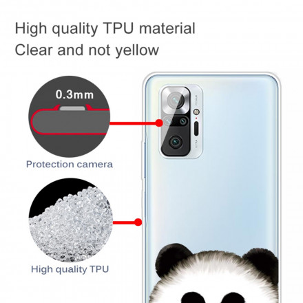Xiaomi Redmi Note 10 Pro Transparent Panda Case