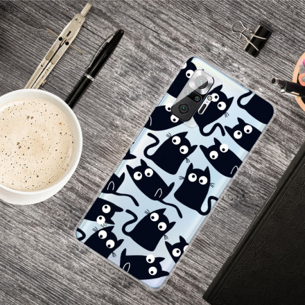 Xiaomi Redmi Note 10 Pro Case Multiple Black Cats