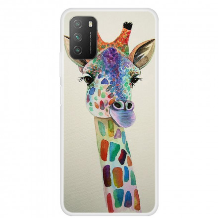 Poco M3 Giraffe Colorful Case