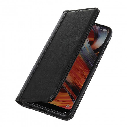 Flip Cover Xiaomi Redmi Note 10 Pro Cuir Lychee Fendu