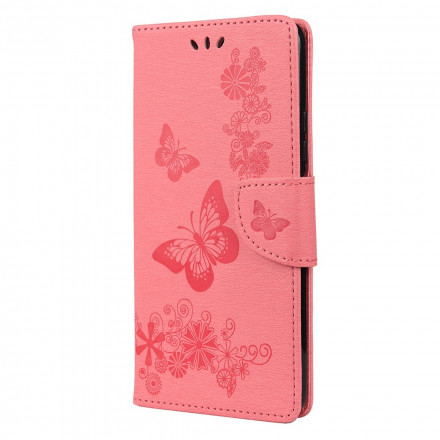 Xiaomi Redmi Note 10 Pro Case Only Butterflies with Strap