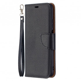 Cover Poco M3 Lychee Oblique Flap