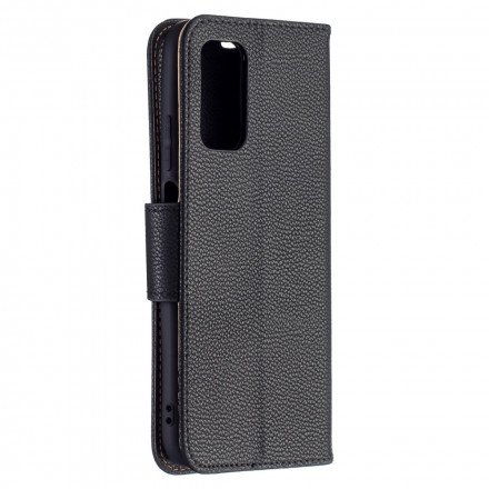 Cover Poco M3 Lychee Oblique Flap