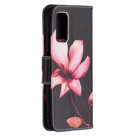 Cover Poco M3 Pink Flower