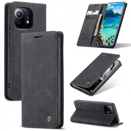 Flip Cover Xiaomi Mi 11 Effet Cuir CASEME