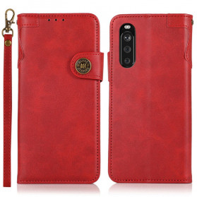 Sony Xperia 10 III Magnetic Button Case KHAZNEH