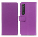 Sony Xperia 1 III Faux The
ather Classic Case