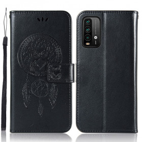 Cover Poco M3 Leather Effect Dream Catcher Owl