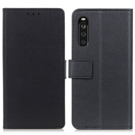 Cover Sony Xperia 10 III Simili Cuir Classique