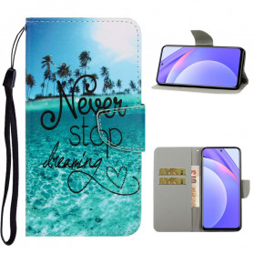Cover Xiaomi Mi 10T Lite 5G / Redmi Note 9 Pro 5G Never Stop Dreaming Marine