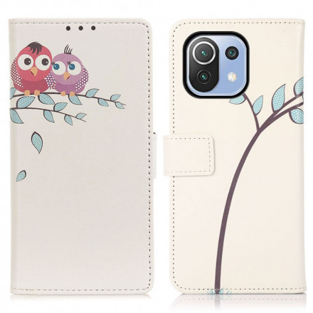 Xiaomi Mi 11 Lite / Lite 5G Case Couple Of Owls On The Tree
