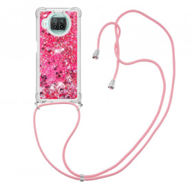Xiaomi Mi 10T Lite 5G / Redmi Note 9 Pro 5G Glitter Case with Lanyard