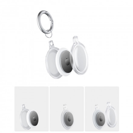 AirTag Silicone Key Chain Clear AirTag Silicone Key Chain Clear