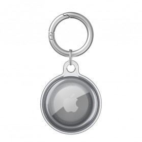 AirTag Silicone Key Chain Clear