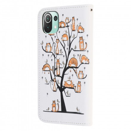 Xiaomi Mi 11 Lite / Lite 5G Funky Cats Strap Case