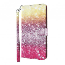 Cover Xiaomi Mi 10T Lite 5G / Redmi Note 9 Pro 5G Light Spot Sequins Magenta